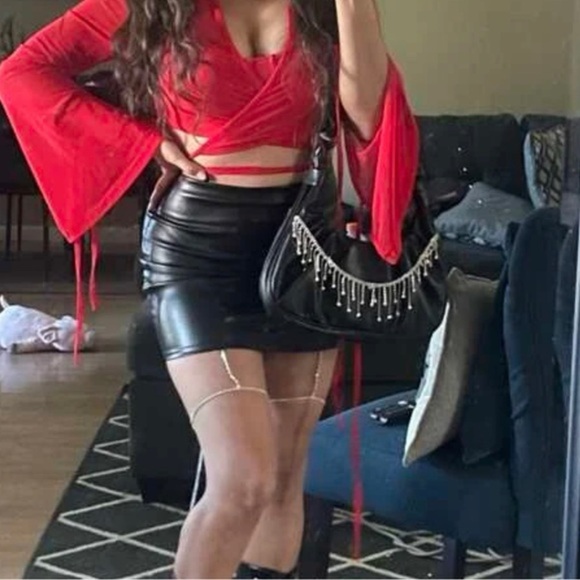 NWT 2 piece rhinestone thigh chains - Picture 3 of 3